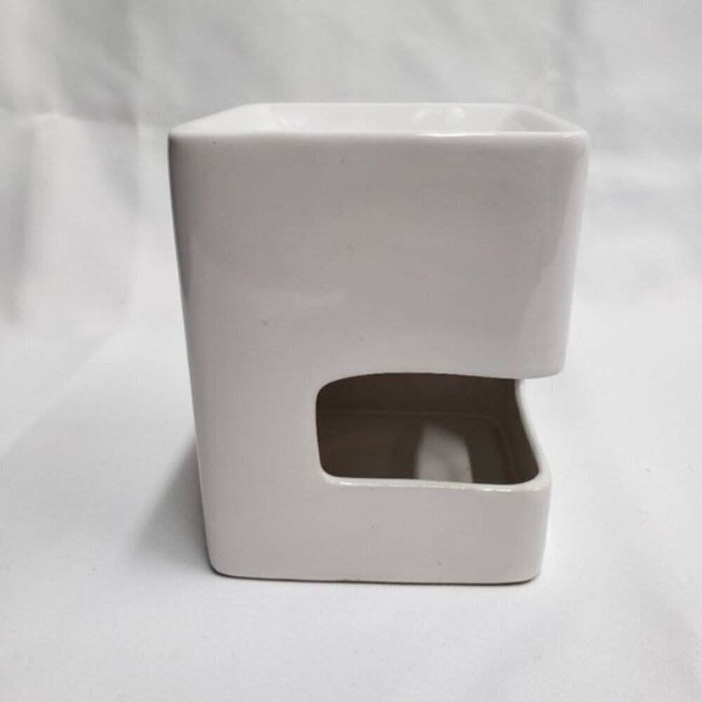 🔷️Torre & Tagus Tealight Holder Wax Melter Oil Diffuser White Ceramic - Picture 7 of 13
